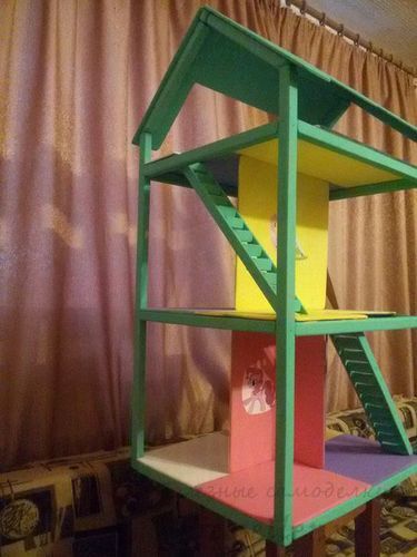 Самодельный Кукольный домик