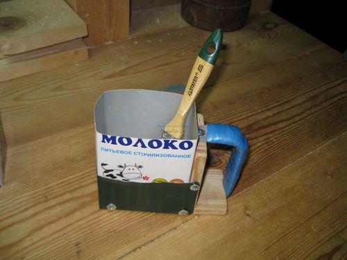 Держатель для одноразовых емкостей под краску