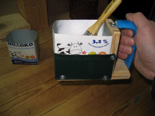 Держатель для одноразовых емкостей под краску