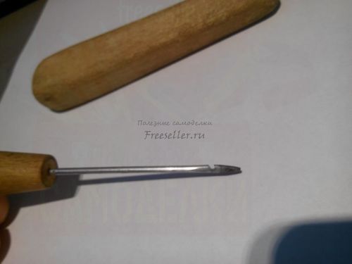 Самодельная сапожная иголка