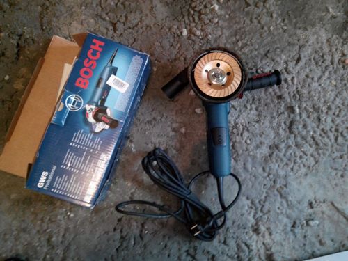 Шлифовальная машина по бетону на базе УШМ Bosch