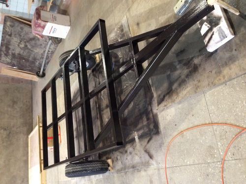 Рама самодельного прицепа капля