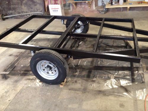 Рама самодельного прицепа капля