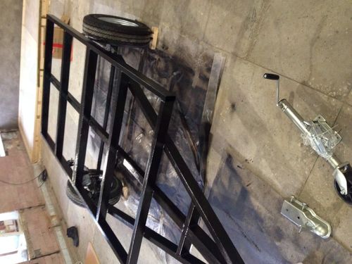 Рама самодельного прицепа капля