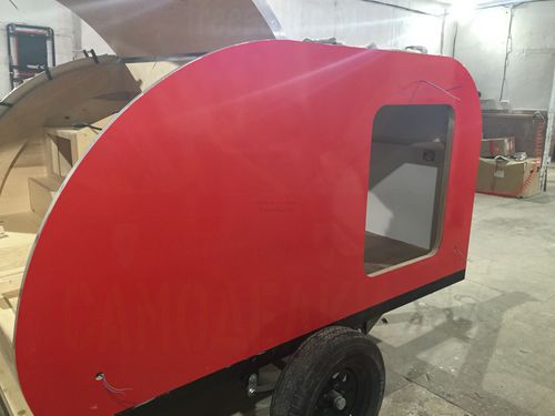 Прицеп Капля своими руками. Изготовление каркаса, боковой и Задней двери.