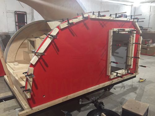 Прицеп Капля своими руками. Изготовление каркаса, боковой и Задней двери.