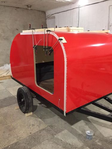 Прицеп Капля своими руками. Изготовление каркаса, боковой и Задней двери.