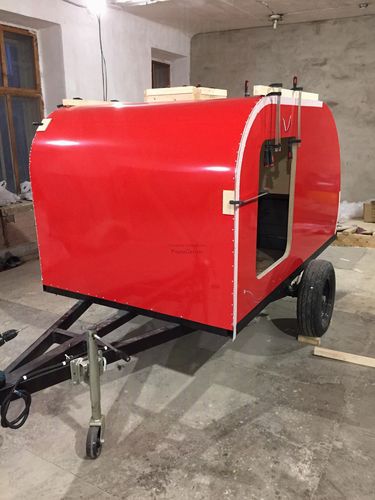 Прицеп Капля своими руками. Изготовление каркаса, боковой и Задней двери.