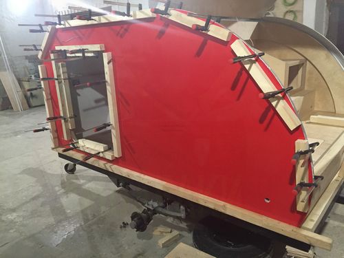 Прицеп Капля своими руками. Изготовление каркаса, боковой и Задней двери.