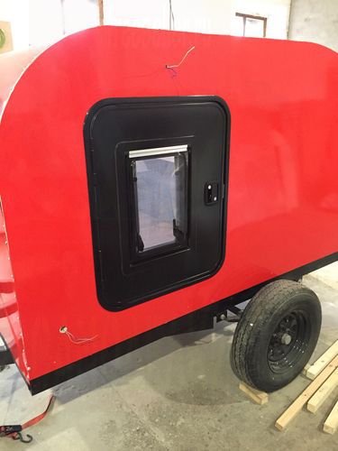 Прицеп Капля своими руками. Изготовление каркаса, боковой и Задней двери.
