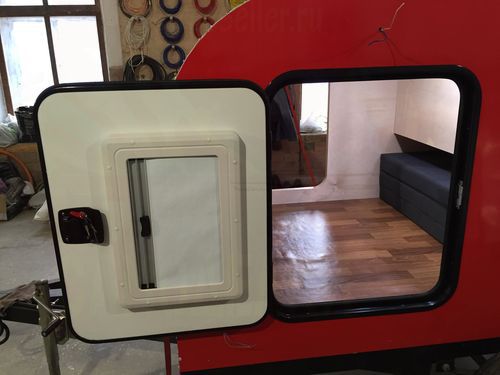 Прицеп Капля своими руками. Изготовление каркаса, боковой и Задней двери.