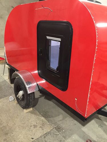 Прицеп Капля своими руками. Изготовление каркаса, боковой и Задней двери.