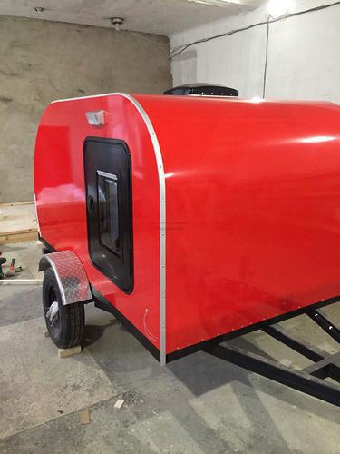 Прицеп Капля своими руками. Изготовление каркаса, боковой и Задней двери.