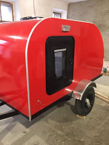 Прицеп Капля своими руками. Изготовление каркаса, боковой и Задней двери.