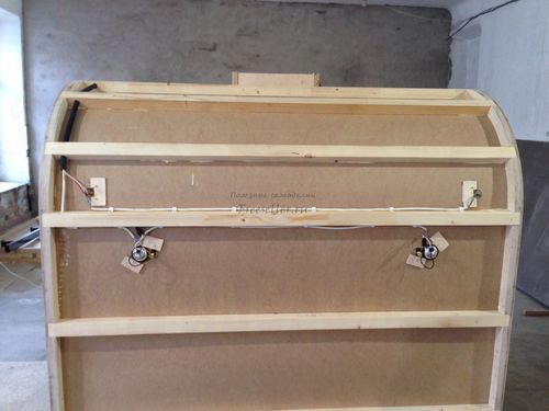 Прицеп Капля своими руками. Потолок и интерьер