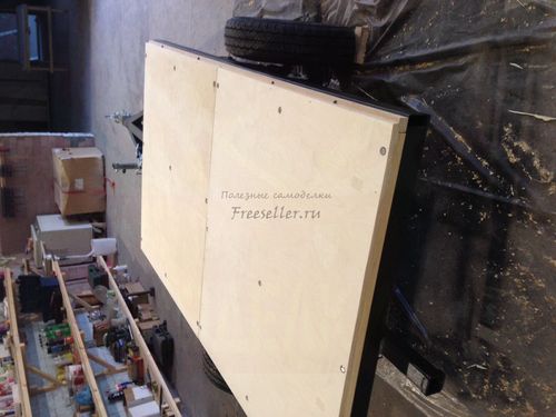 Рама сп полами самодельного прицепа капля