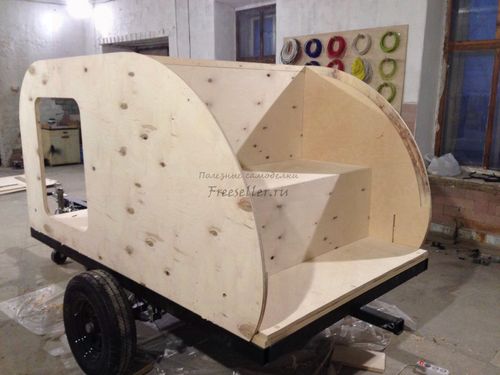 Прицеп Капля своими руками. Стены