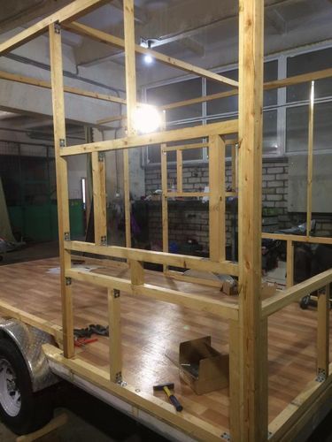 Процесс изготовления прицепа дача своими руками. Устройство каркаса.