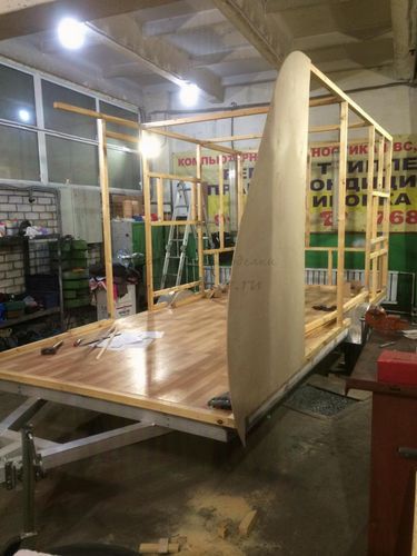 Процесс изготовления прицепа дача своими руками. Устройство каркаса.