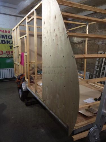 Процесс изготовления прицепа дача своими руками. Устройство каркаса.