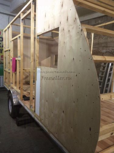 Процесс изготовления прицепа дача своими руками. Устройство каркаса.