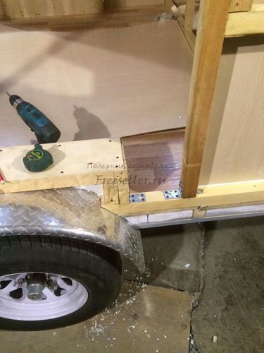 Процесс изготовления прицепа дача своими руками. Устройство каркаса.