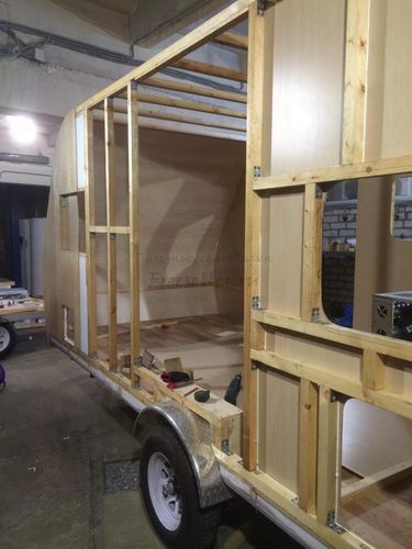 Процесс изготовления прицепа дача своими руками. Устройство каркаса.