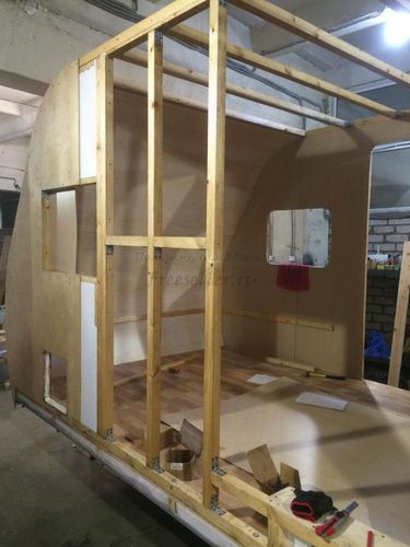 Процесс изготовления прицепа дача своими руками. Устройство каркаса.