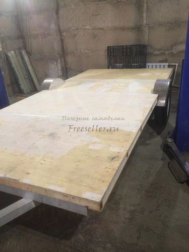 Процесс изготовления прицепа дача своими руками