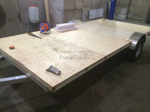 Процесс изготовления прицепа дача своими руками