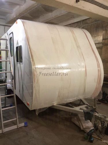 Процесс изготовления прицепа дача своими руками. Обшивка корпуса