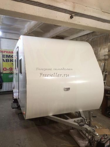 Процесс изготовления прицепа дача своими руками. Обшивка корпуса