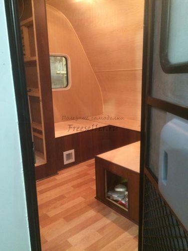 Прицеп дача своими руками. Интерьер