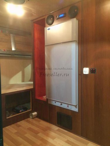 Прицеп дача своими руками. Интерьер