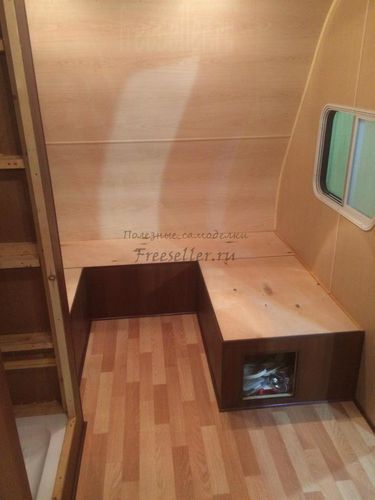 Прицеп дача своими руками. Интерьер