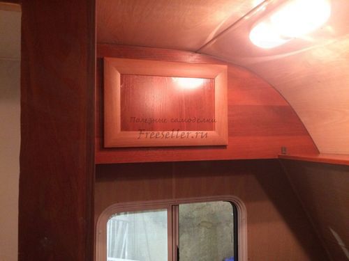 Прицеп дача своими руками. Интерьер