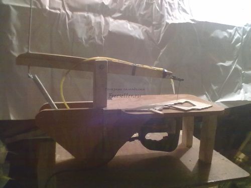 Самодельный стационарный электролобзик