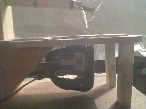 Самодельный стационарный электролобзик