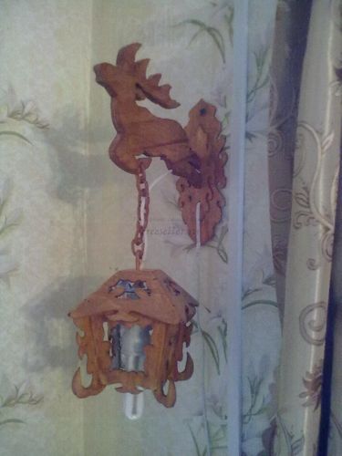 Светильник выпиленный самодельным электролобзиком