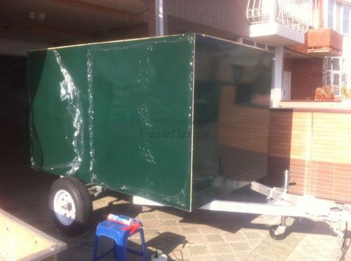 Грузовой фургон на базе легкового прицепа. Процесс изготовления