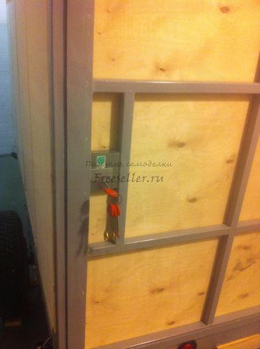 Грузовой фургон на базе легкового прицепа. Процесс изготовления