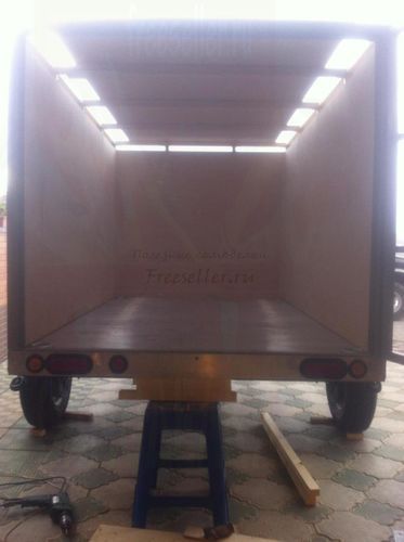 Грузовой фургон на базе легкового прицепа. Процесс изготовления