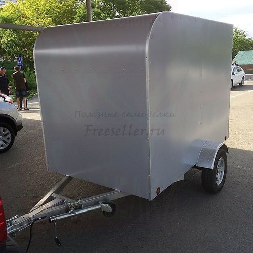 Грузовой фургон на базе легкового прицепа своими руками