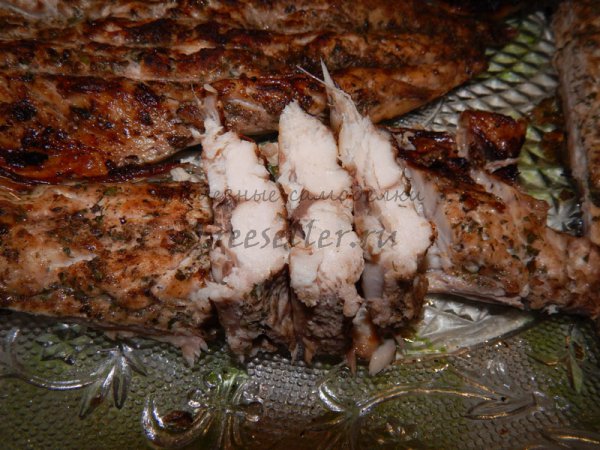 Рыба на мангале-это очень вкусно