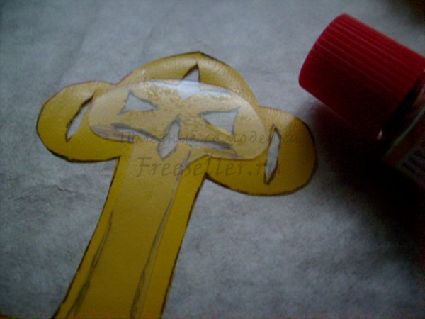 Делаем закладку для книг - Золотой ключик