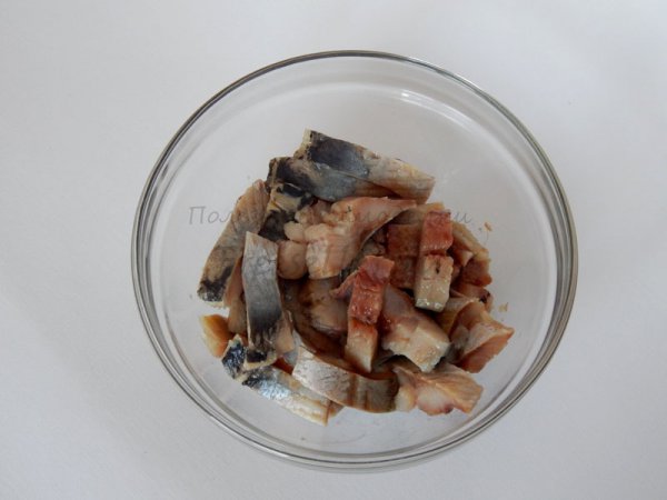 Процесс приготовления форшмака