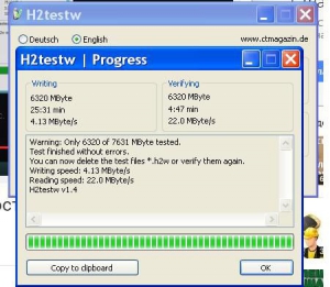 Как проверить флешку на скорость и объем записи