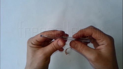 Как починить замок серег шариковой ручкой