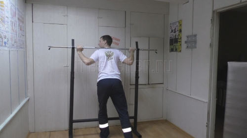 Стойка для штанги своими руками