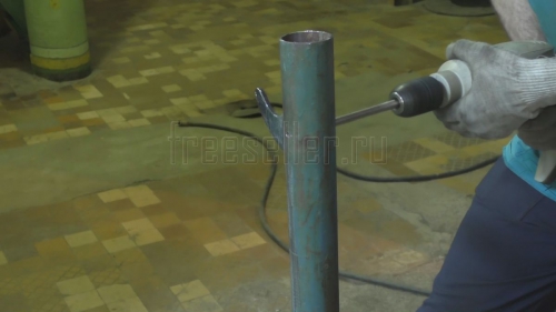 Процесс изготовления стойки для штанги своими руками